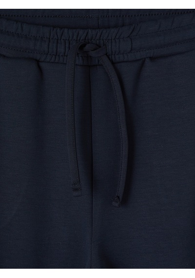 Lcw Comfort Lacivert Beli Lastikli Şeritli Kadın Şort