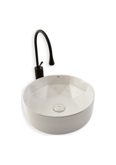 Eva Banyo Lena E-2112 Tezgah Üstü Porselen Lavabo