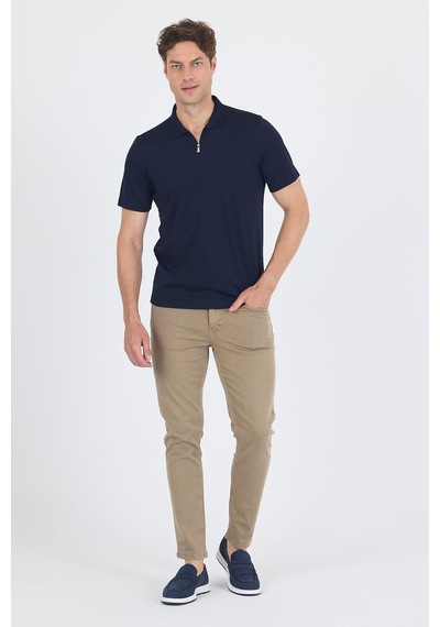 Koyu Lacivert Kısa Kol Düz Suprem Polo Yaka Cepsiz Esnek Casual Slim Fit Tişört 1011250161 200 Koyu Lacivert Koyu Lacivert Kısa Kol Düz Suprem Polo Yaka Cepsiz Esnek Casual Slim Fit Tişört 1011250161 200 Koyu Lacivert