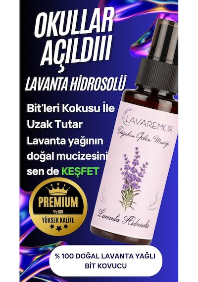 Lavaremor Doğal Lavanta Yağlı Hidrosol Sprey 100 ML