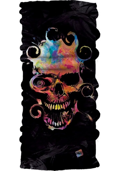 Narr Skull Splash Bandana Çok Renkli
