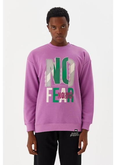 No Fear Erkek Sweatshirt Mor M500238 001