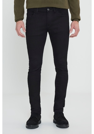 George Henry Pamuklu Slim Fit Dar Kesim 5 Cepli Esnek Kot Jean Denim Pantolon Siyah