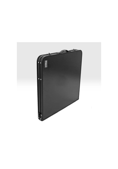 Katlanabilir Kamp Masası Seti - 4/6 Kişilik - 4 Tabureli - Elevate Plus - Siyah Çok Renkli