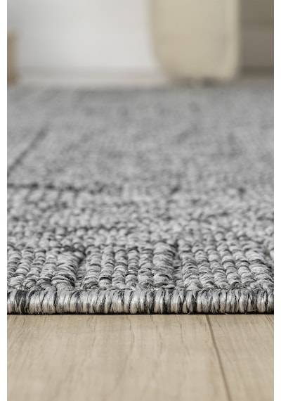 Mariesse Home Lara İskandinav Dokuma Bukleli Modern Salon Halısı Mutfak Halısı Koridor Halısı Yolluk 623-antrasıt