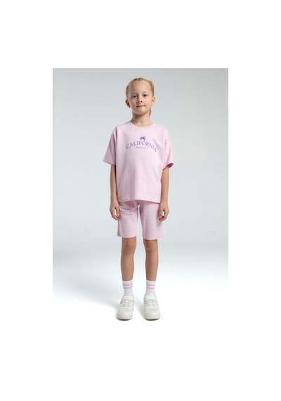 Rolypoly Kız Çocuk Pembe Bermuda Takım 5274-47596 Pembe