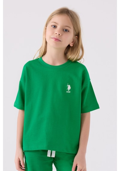 U.S. Polo Assn. U.s. Polo Assn Kız Çocuk Yeşil Bermuda Takım Us1850-c-v12 Yeşil U.S. Polo Assn. U.s. Polo Assn Kız Çocuk Yeşil Bermuda Takım Us1850-c-v12 Yeşil