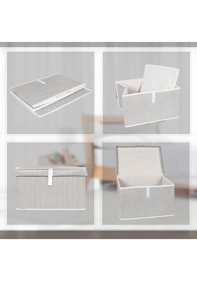 Çok Amaçlı Kutu Maxi Kumaş 50 X 40 Gri Tr Diğer