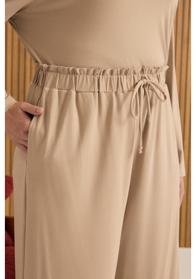 Aker Rayon Pijama Altı Camel Camel