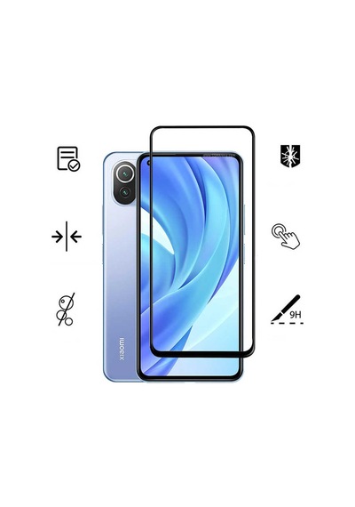 Zore Xiaomi Mi 11 Lite Uyumlu Kenarları Kırılmaya Dayanıklı Cam Ekran Koruyucu
