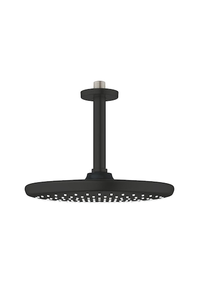Grohe Tempesta 250 Tepe Duşu Seti 142 Mm, Tek Akışlı Mat Siyah - 266692430 Siyah