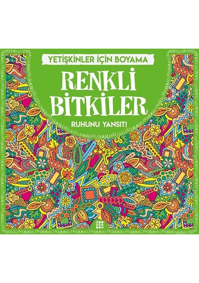 Renkli Bitkiler - Yetişkinler İçin Boyama