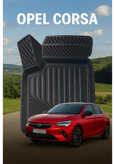 Opel Corsa F Uyumlu 3d Oto Paspas Premium