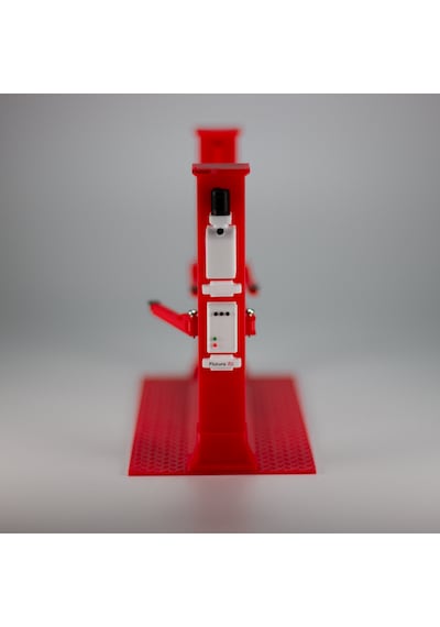 1/24 Ölçek V Hareketli Diorama Lifti, Diorama Aksesuarı, Kırmızı