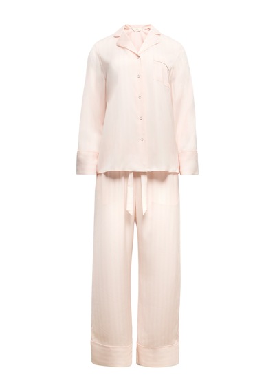 Marks & Spencer Çizgili Pijama Takımı Pembe Mix