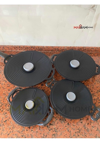 Makkam Home Silikon Tencere Kapağı, Tava Kapağı, Isı Koruyucu, Vakumlu Kapak, Muhafaza Kapağı Siyah, 23cm Diğer