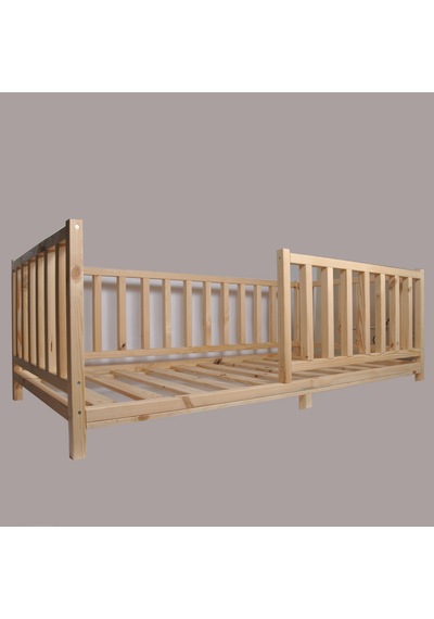Markaawm Markaawm Montessori Çocuk Yatak Doğal Çam 90X190 Karyola Gelincik