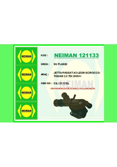 Su - 471 - Flanşı Jetta-passat-a3-leon-scırocco-tıguan 2.0 Tdı - Dpmıx-hb - 2009 - Su Flanşı