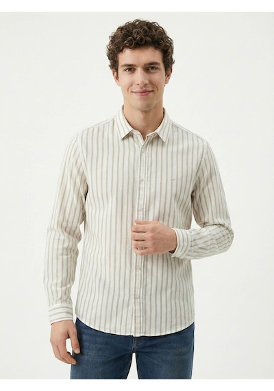 Loft Regular Fit Bej Erkek Gömlek Lf2042947