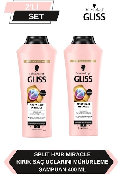 Split Hair Miracle Şampuan 400 Ml X 2 Adet