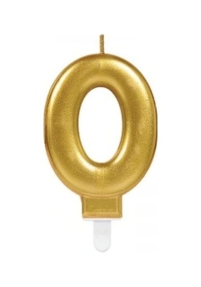 0 Rakam Mum Gold Renk 256