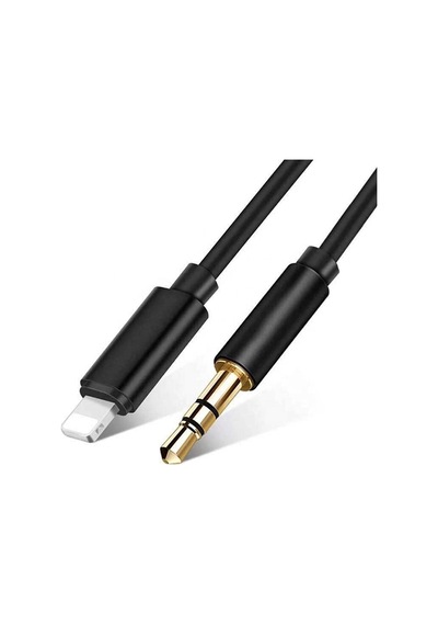 Apple Uyumlu İphone Aux Kablosu Lightning To 3.5mm Jack Çevirici Dönüştürücü Beyaz Bluetooth Gerektirmez