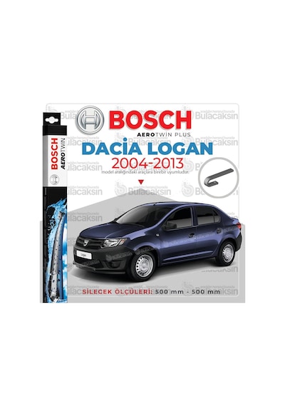 Dacia Logan Muz Silecek Takımı 2004-2013 Bosch Aerotwin N11.3906
