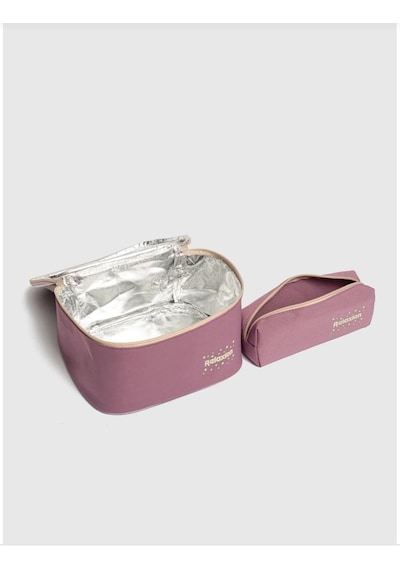 Relaxion 2203-1395 Kore Tarzı Unisex Çocuk Üçlü Set İlkokul Sırt Çantası Pembe