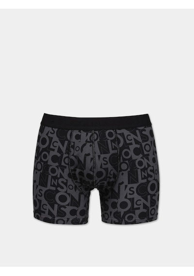 Colin's Colins Modern Fit Baskılı Erkek Antrasit Boxer Cl1075768 Q1.v1 Ant Antrasit