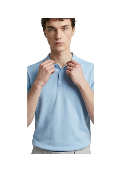 Anthony Jackson Premium Erkek Triko Polo Yaka T-shirt Giovanni Açık Mavi