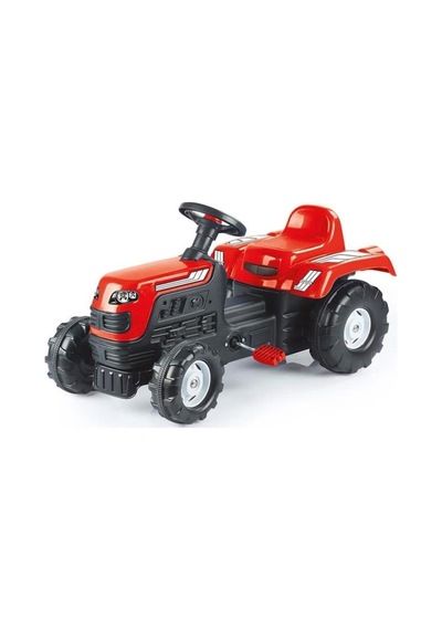Minik Çiftçiler İçin Eğlence: Ranchero Pedallı Kırmızı Traktör İle Eğlence Zamanı 81 Cm