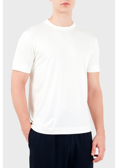 Emporio Armani Regular Fit Bisiklet Yaka T-shirt Erkek T Shirt Em007357 Af13721 U0003 Beyaz