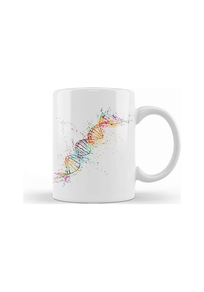 Dna Molecule Kupa Bardak Porselen Karışık