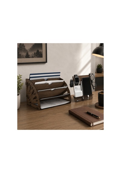 Quarter Masaüstü Organizer Ve Telefon Standı 2'li Set Ahşap Dosya Düzenleyici Dekoratif Dairesel Evrak Rafı Kahverengi - 901034195 Kahverengi Quarter Masaüstü Organizer Ve Telefon Standı 2'li Set Ahşap Dosya Düzenleyici Dekoratif Dairesel Evrak Rafı Kahverengi - 901034195 Kahverengi
