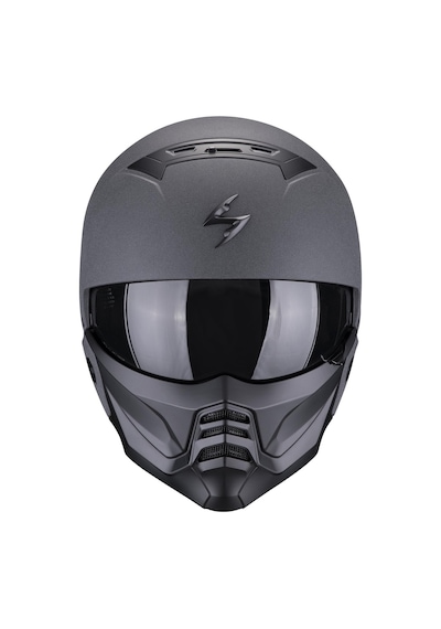 Scorpion Exo Combat 2 Graphite Modüler Motosiklet Kaskı Koyu Gri