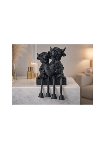 Romantik Sevgili İnekler Figürü 15cm