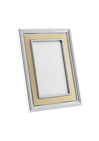 10cm By 15cm - 10cm By 15cm Silver Plated Metal Picture Brushed Gold Inner Panel