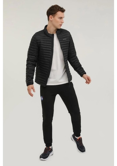 Lumberjack Perry 1sn21 3pr Siyah İnce Casual Şişme Erkek Mont 001