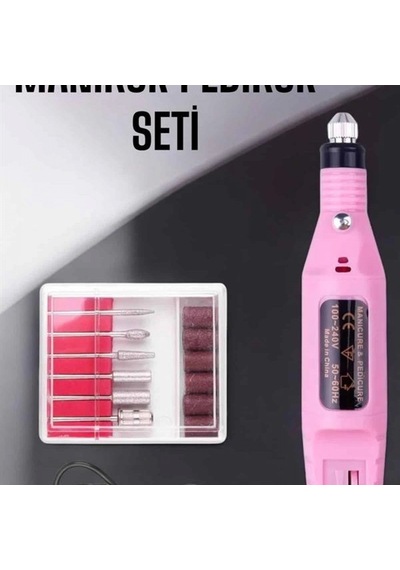 Protez Tırnak Manikür Ve Pedikür Seti Elektrikli 55703170