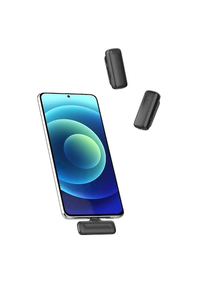 Ulanzi Android İçin Kablosuz Mikrofon Siyah 163751241