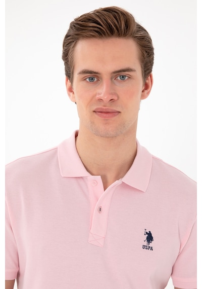 U.S. Polo Assn. Erkek Slim Fit Polo Yaka Açık Pembe Basic Tişört 50298041-VR078 U.S. Polo Assn. Erkek Slim Fit Polo Yaka Açık Pembe Basic Tişört 50298041-VR078