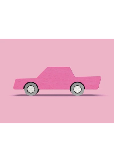 Waytoplay - Back & Forth Car - Pink - Araba - Pembe
