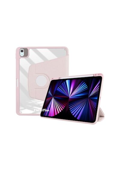 Apple Uyumlu iPad Air 11inç M2 2024 Kılıf Termik Kalem Bölmeli Dönebilen Standlı Kılıf Air 4./5.nesil