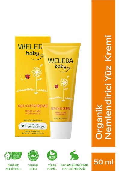Weleda Calendula Organik Yüz Kremi 50 ml