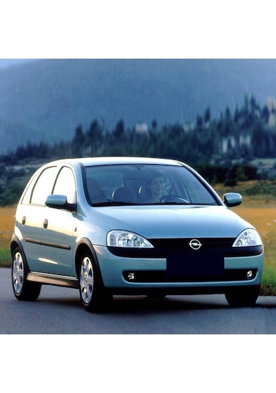 Opel Corsa C 2000 - 2006 Sol Dış Dikiz Aynası Camı Isıtmalı 1426527