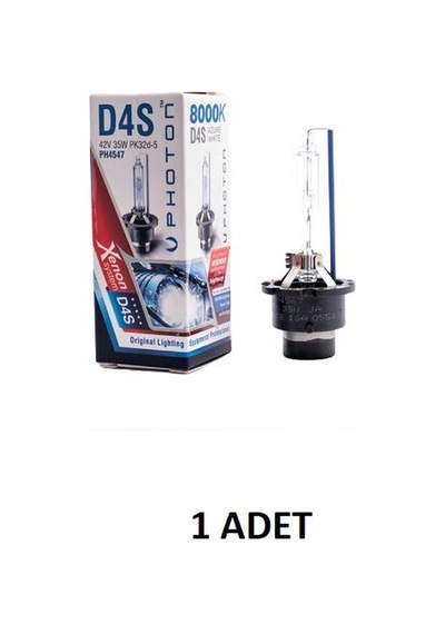 Ampul Xenon Zenon D4s 8000k Buz Mavi +%50 Fazla Işık Photon Ph4547