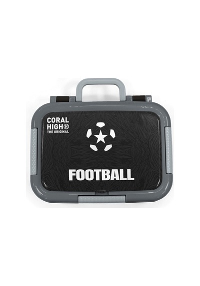 Coral High Kids Siyah Futbol Desenli Paslanmaz Çelik Beslenme Kabı 39205 Siyah