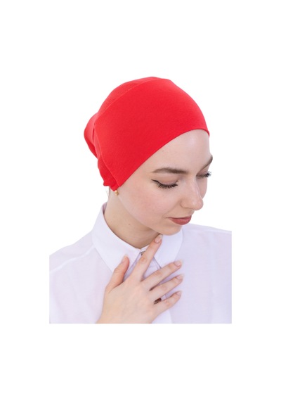 Modish Group Pratik Bone Pamuklu Tesettür İç Bone, Başörtüsü İçin Hazır Viskon Şapka, Namaz Günlük Kullanım İçin Pembe