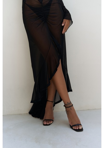 Mai Collection Mai Studios Co. Alyona Dantel Detay Siyah Elbise Siyah
