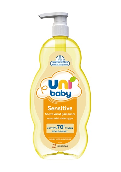 Uni Baby Saç ve Vücut Şampuanı 900 Ml 4 Adet